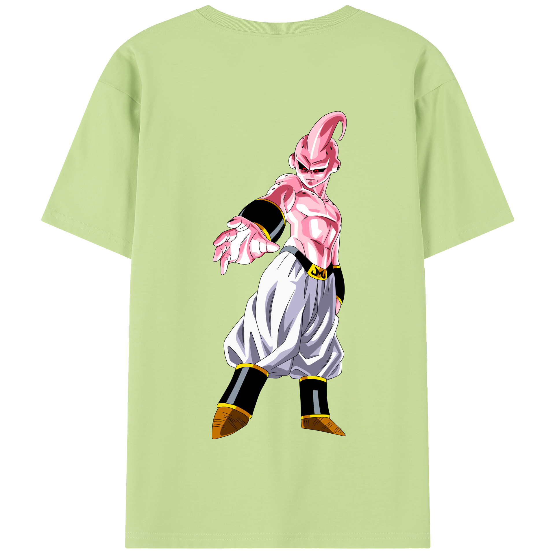 （画像用） ドラゴンボール 魔人ブウ DRAGON BALL Majin Buu 綿100％半袖Tシャツ（背面プリント）